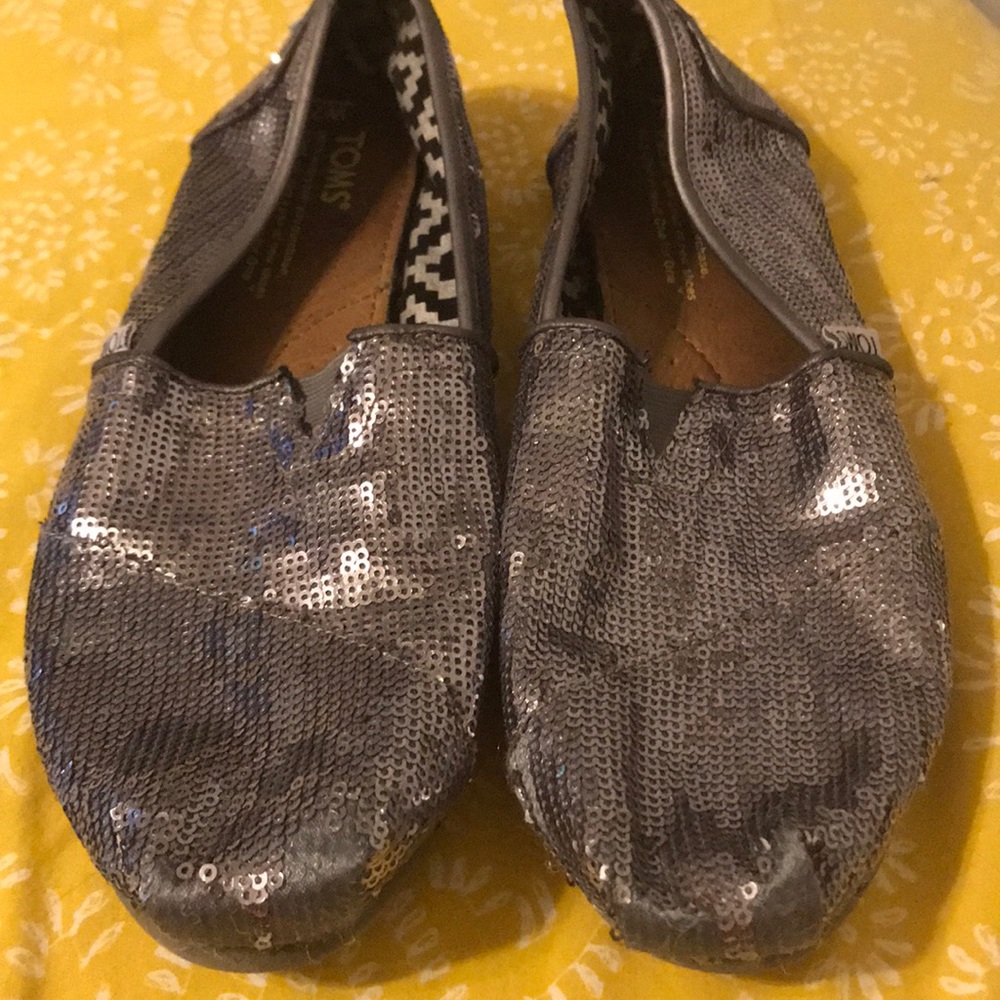 Sparkles Toms size 7